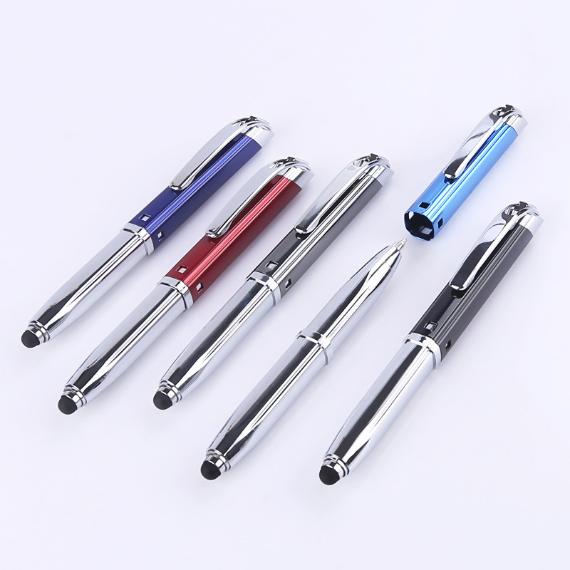Buy Square Metal Custom Logo Touch Stylus Business Gift Roller Ball Pen ...