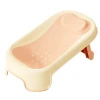 Stable hanging foldable newborn baby bath seat with anti slip feet