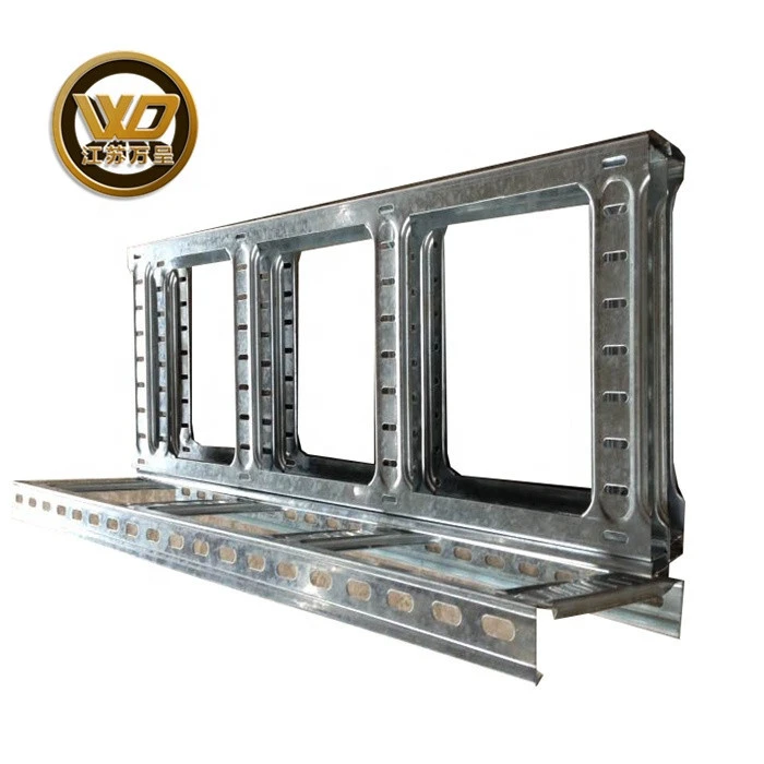 Stainless Steel Cable tray ladder,ladder type cable tray manufacturer own warehouse production workshop and galvanizing plant