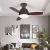 Import stainless steel spray product high quality household led ceiling fan with light from China