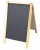 Import standing wooden blackboard wooden blackboard wooden blackboard with stand from China