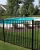 Import Steel fence panel spear top Aluminium pool fence flat top fence from China
