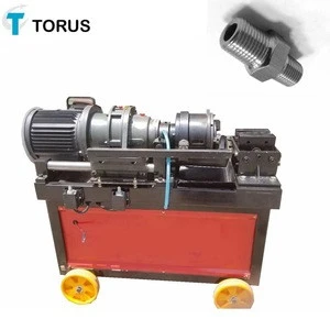 Steel pipe full automatic thread rolling machine