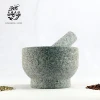 Stone Molcajete Mortar and Pestle Set Granite Herb and Spice Tools