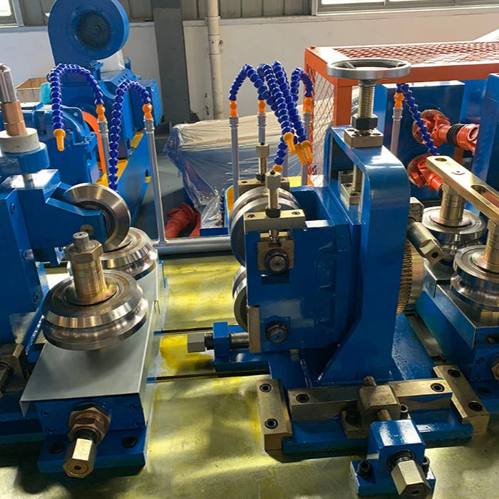 Straight seam tube welding line ss tube production line steel pipe making machine welded pipe production line
