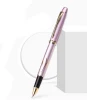Student office writing practice iridium gold pen special fine bright color steel pen