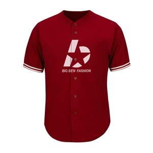 Sublimation Printing Design Mens Baseball Jersey / Tackle Twill Custom Design Baseball jersey