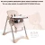 Import Suitable for children aged 0-4 years old multifunctional baby dining chair multi-directional adjustable chair dining chair from China