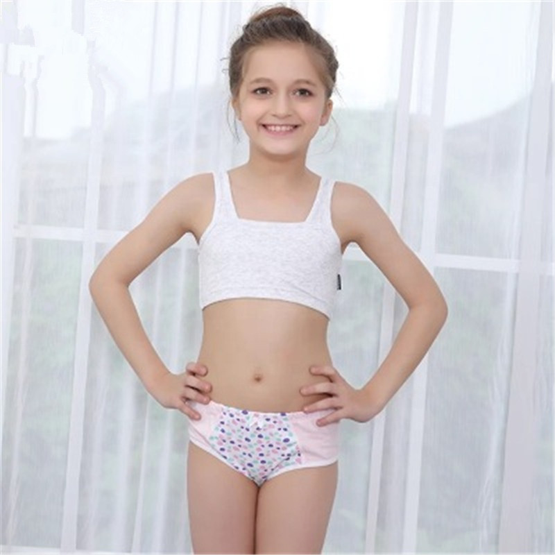Buy Summer Girls Tank Cotton Vest Kids Underwear Colored Baby Camisole