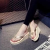 Summer ladies wedges heels slippers and sandals for women flip flops
