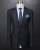 Import Super 130s Made to measure suit for men 100% wool blue slim fit half-canvas suit from China