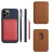 Import Super Premium genuine Leather Wallet with MagSafe for iPhone 12 , Phone Card Holder Magnetic Wallet from China