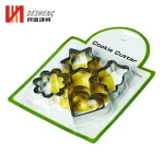 Supplie cake decoration tools stainless steel cookie cutters biscuit molds