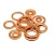 Import SYD-1150 All sizes and thickness flat washer copper brass washer gasket from China