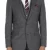 Import Tailored made to measure Gray plaid brown wool Mens suit Vest Hac from China