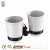 Import Taizhou Luxury European Style Double Brass Holders Ceramic tumbler cups from China