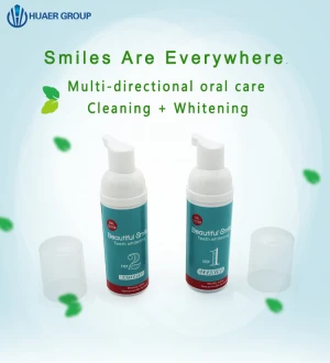 Teeth Whitening Dual Foam System Teeth Whitening Foam Toothpaste