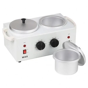 Temperature control Two pots wax heating pot  Depilatory Wax Paraffin Warmer heater For Hair Removal machine