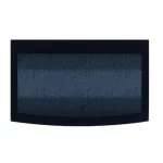 Tempered black white ceramic gas oven door tempered glass for microwave door glass