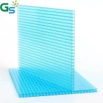 Thailand 4X8 Plastic Honeycomb Bronze Green Polycarbonate Hollow Sheet Waterproof Sun Pc Sheet