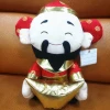 the God of Wealth toy with gold ingot golf driver head cover