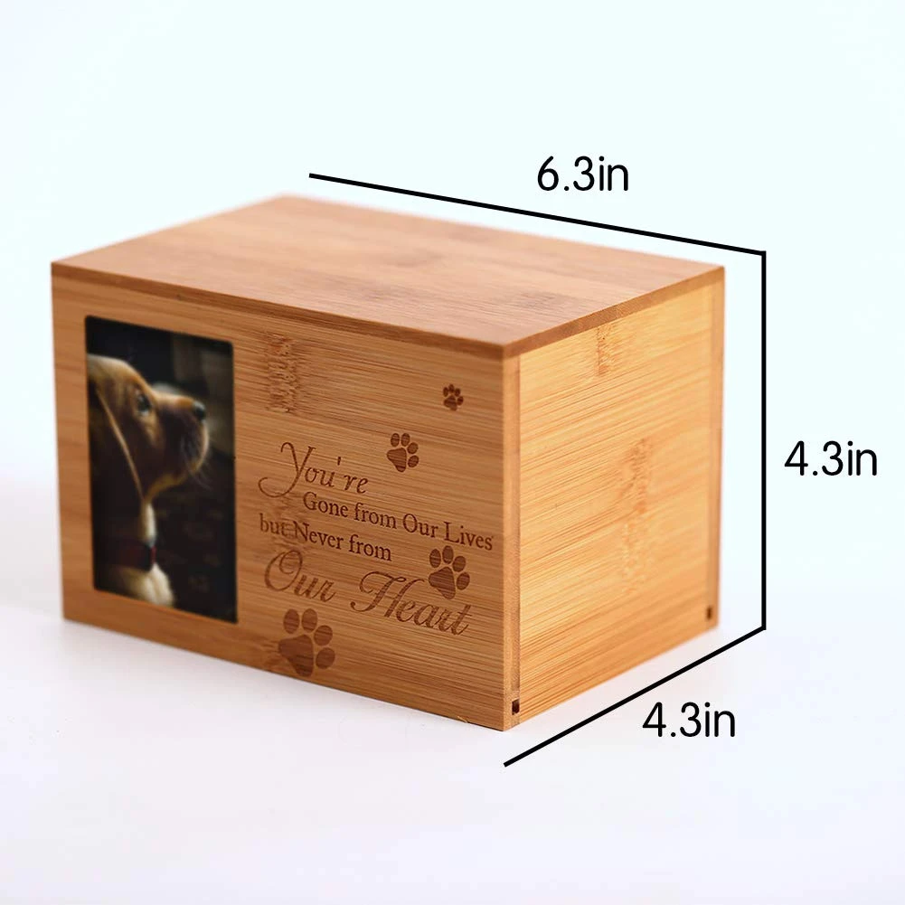 The Most Popular Wood Pet Urns Pet Coffin Memorial Message Pet Cremation Cat Dog Urn