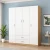 Import The Original Wood Color Double Cabinet Closet 2 Door Wooden Wardrobe from China