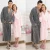 Import Thick Warm Long Flannel Bathrobe Plus Size mens Bath Robe Shawl Collar Winter Bridesmaid Robes from China