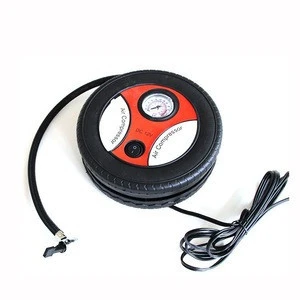 tire inflation pressure 12V portable air compressor mini tire inflator tire inflation