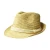 Import Top fashion ladies beach Madagascar raffia straw fedora hat summer sun raffia straw hat from China