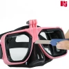 Top Quality Profession Foldable Diving Mask  Anti  Fog Wide Vision Scuba Surface Underwater Diving masks Liquid Silicone