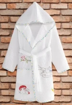 Top Quality Skin Friendly Premium Soft 100% Cotton Waffle Fabric Bathrobes for Sale at Wholesale Prices from India