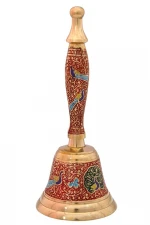 Traditional Colorful Musical Hand Held Brass Bell