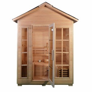 traditional outdoor sauna room