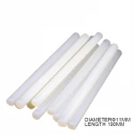 Transparent hot melt silicone glue stick for glue gun DIA:11.2mm*20cm