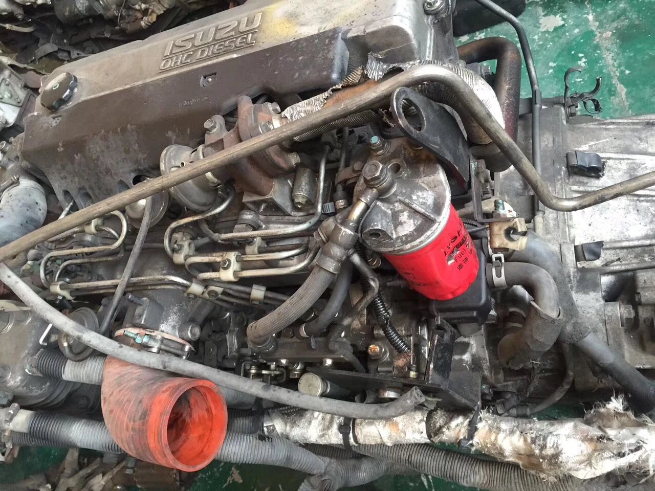 Turbo Charged 4.8L 4HE1 Used Diesel Engine For NPR Truck