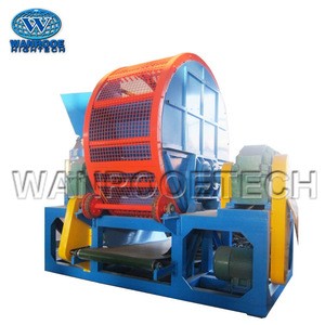 Twin Shaft Portable Refrigerator Recycling Tire Shredder Prices
