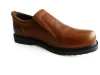Two color tumbled leather slip resistant shoes wholesalers
