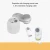 Import Type C Wireless Charging 615nm Red Light Therapy Adjustable 3 Speed Vibrating Facial Pore Cleaner Electric Face Cleaning Brush from China
