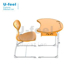 U-Feel  top sale classroom furniture table chair future school student single desk