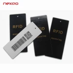 UHF Cloth Tag Clothes Tags Clothing RFID Labels Apparel Hang Tags