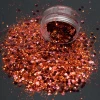 Ultra-thin Face Body Nail Art Red Cosmetic Glitter Craft Festival Chunky Mixed Glitter for Nails, Phone Case, Swim Ring
