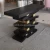Import Unique design gold black hotel corner table hallway furniture luxury style wood console table from China