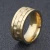 Import unique rotatable stainless steel rings gold plated 18K ring for Men Dylam jewelry from China