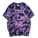 Unisex Streetwear T Shirt Printing Tie Dye Short Sleeve Men's Hip Hop T shirts