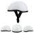 Import Unisex Vintage Motorcycle Half Helmet Skull Cap with Adjustable Strap from China