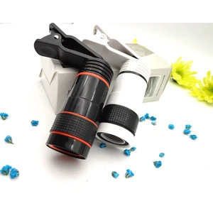 Universal New Mobile Phone Lenses External Camera 8x Times Zoom Cell Phone Telescope Clip lens