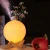 Import Usb charging 3d moon lamp light humidifier wooden base 880ml diffuser purifying full moon air humidifier with battery from China