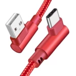 USB Type C cable USB Nylon braided Fast charging  USB C data cable