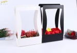 Valentine's day portable packaging paper flower box gift box cake box square wholesale
